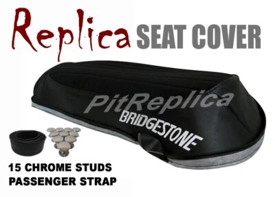 BRIDGESTONE 350 GTR GTO 1969 1970 1971 *GAMUZA PRENSADA TÉRMICAMENTE* CUBIERTA DE ASIENTO [ZACLL] Foto 1 de 4