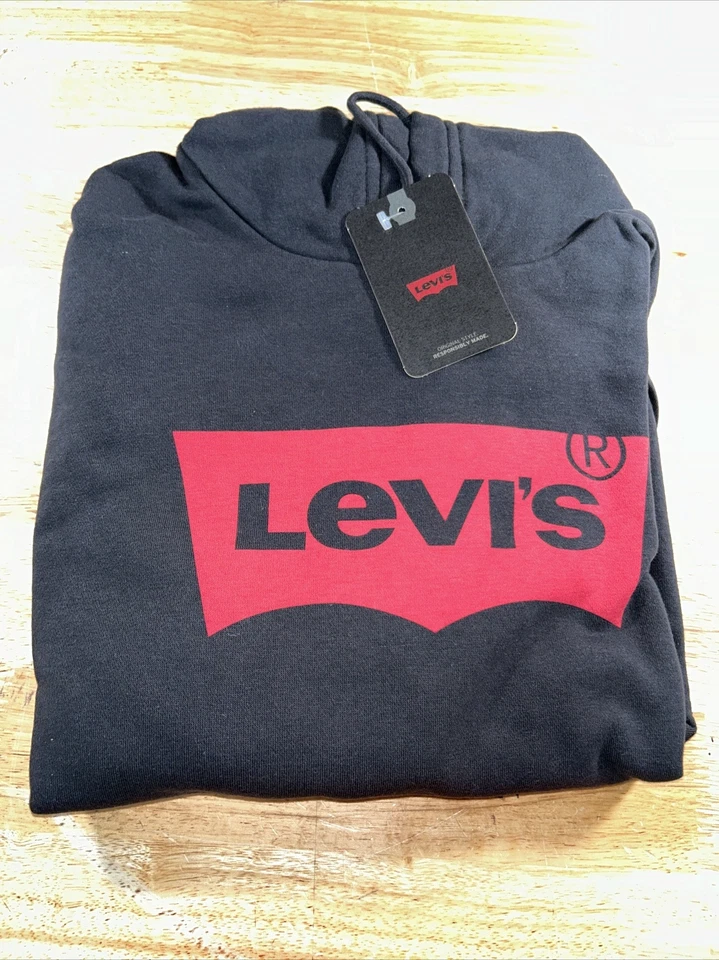 Levi's Men's Logo Hooded Sweatshirt - 38797-0003 Medium
