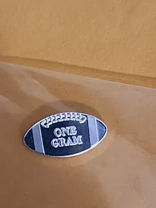 Fútbol de plata fina .999 de 1 gramo - Imagen 1 de 3