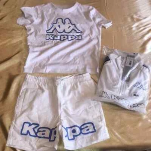 NWT Kappa 3 piece bundle shirt, shorts, & sweatshirt - Picture 1 of 7