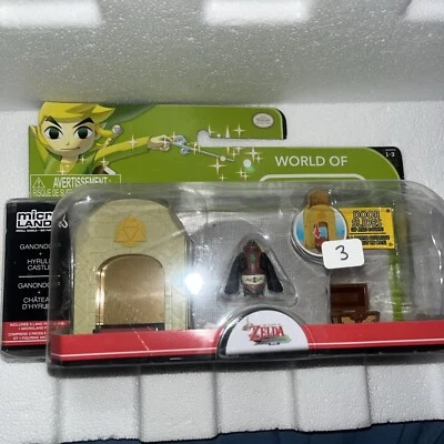World of Nintendo The Legend of Zelda Wind Waker Micro Land Tetra + ganondorf Foto 1 de 4