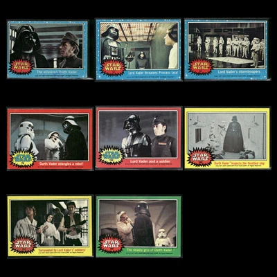 Star Wars 1977 Topps Vintage Lot 1st Edition Darth Vader - Image 1 of 4