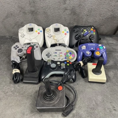 Xbox Sega Dreamcast GameCube PlayStation Controller Joblot Faulty Untested - Image 1 of 4