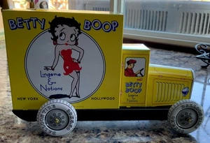Vintage 1990 Betty Boop Spielzeug Blech Lieferwagen von Schylling * - Bild 1 von 13