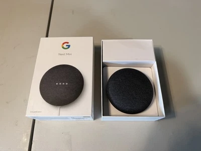 Google Nest Mini 2nd Gen H2C Smart Speaker Grey Voice Assistant #291 - Image 1 of 3
