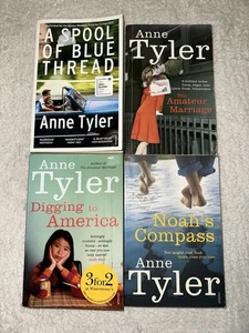 Anne Tyler Book Bundle X 4, Mystery, Romance, Drama, Womens Fiction, (7) - Picture 1 of 6