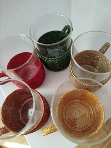 Cinco vasos de té años 60 🫖 SCHOTT Gen. Vidrio Mainz 🫖 Jenaer - Imagen 1 de 4