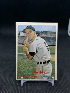 1957 Topps #125 Al Kaline Detroit Tigers Sehr guter Erhaltungszustand + - Bild 1 von 4