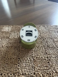 Vintage Mirro MCM 1 Stunde 60 Minuten Küchentimer Avacado siehe Bilder getestet funktioniert - Bild 1 von 11