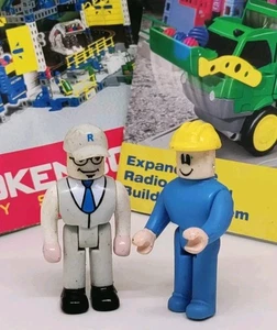 Rokenbok System Lot Of 2 Mini Action Figures 2.5in Tall - Picture 1 of 1