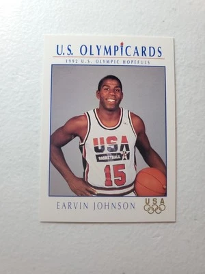 1992 U.S. Olympicards US BASKETBALL #11 Magic Johnson  - Image 1 of 2