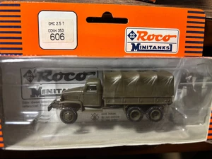 Roco Minitanks 606 Orange Box CCKW 353  2.5 ton truck hard cab LIMA35  1/87 - Picture 1 of 1