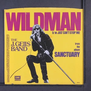J. GEILS BAND: wildman EMI 7" Single 45 RPM - Picture 1 of 4