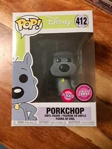 Funko POP! Rare Disney Figure Doug - Porkchop Flocked Chase Exclusive #412 - Bild 1 von 2