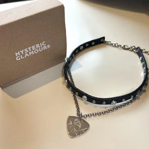 HYSTERIC GLAMOUR Leather Choker - Picture 1 of 3