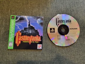 Castlevania Symphony of the Night Greatest Hits PS1 manual y disco de juego solamente - Imagen 1 de 3