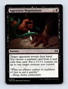 Negociaciones agresivas 70 Tarkir: Dragonstorm 70 casi nuevo/lp - Imagen 1 de 2