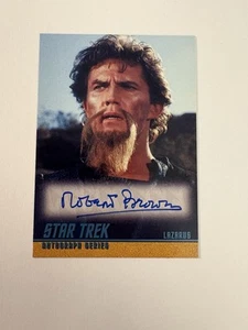 Fleer SkyBox Star Trek TOS autógrafo A9 Robert Brown como Lazarus - Imagen 1 de 2