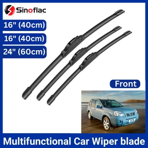 Nissan X-Trail 2001-2007 Wischerblätter 24" 16" 16" | Frontscheibe Ersatz - Bild 1 von 7