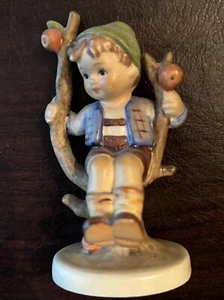Goebel Hummel - Apple Tree Boy - #742 3/0 Early TMK 3 - 4" High - Picture 1 of 7
