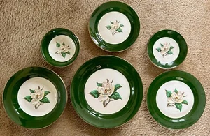 Homer Laughlin L54N8/Lifetime China Co. JADE ROSE Assorted Set of 11 Pieces EUC - Picture 1 of 5