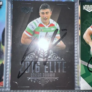 Bryson Goodwin Signed 2016 NRL Elite card South Sydney Rabbitohs - Picture 1 of 1