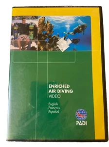 Padi Enriched Air Diving Dvd Scuba Diving Training NIP Sealed Underwater - Imagen 1 de 6