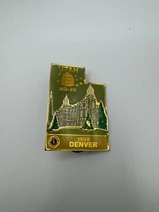 Vintage Lions Club Pin Utah Denver  MD-28 - Picture 1 of 2