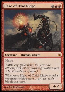 HERO OF OXID RIDGE - MTG Mirrodin Beseiged Mythic Rare Creature - Picture 1 of 1