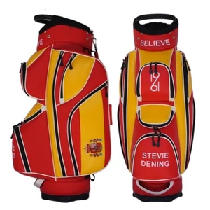 Spanish Flag golf cart bag fully customised with your name & logos - Picture 1 of 1