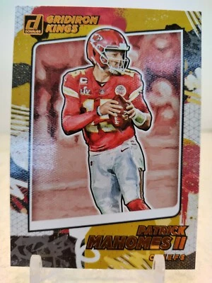 PATRICK MAHOMES II Gridiron Kings CANVAS 2021 Donruss Football GK12 K C Chiefs - Image 1 of 2