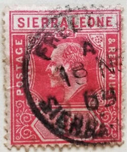 SIERRA LEONE 1907 Scott 91 // SG 100 // King Edward VII - Picture 1 of 1