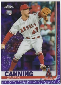 2019 Topps Chrome Update Purple Refractor #/175 #31 Griffin Canning  RC Rookie - Picture 1 of 2