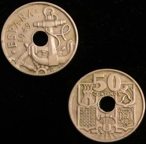 *GUTSE* FRANCO-1751, 50 CÉNTIMOS 1949*19-56, MBC+ - Picture 1 of 1