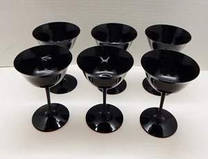 Cristalería Reynolds Cristal Midnight Halo Negro Champagne Vino Sherbet Tallo 6 - Imagen 1 de 9