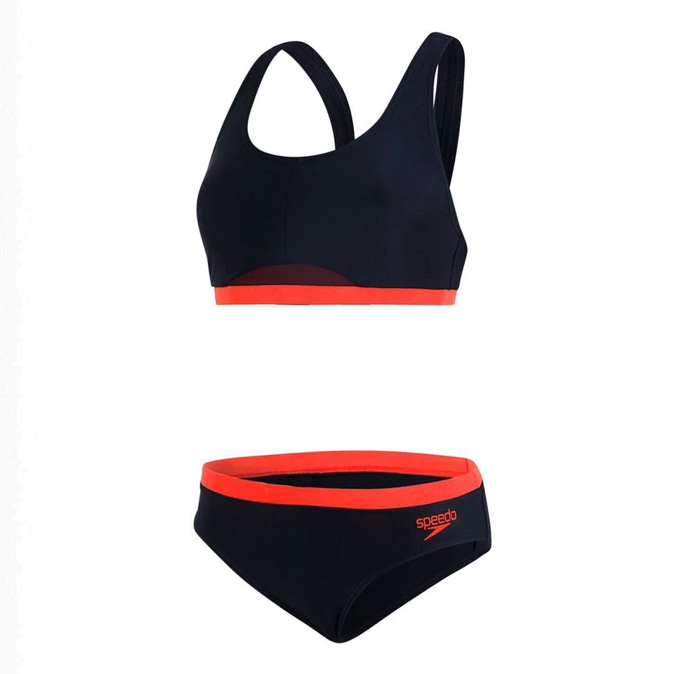 Speedo HydroActive Womens Black Bikini Set - Image 1 of 1