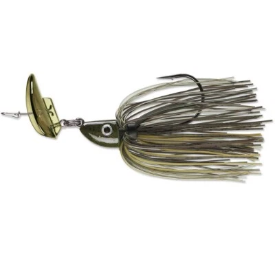 Terminator 3/8 Shuddering Bait Blade Jig  (Green Pumpkin) - Image 1 of 2