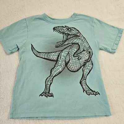 恐龙 T 恤男孩小号 The Childern's Place 绿色短袖弹力  — 第 1/4 张图片