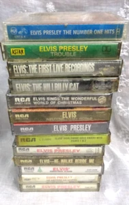Lot/13 ELVIS PRESLEY Cassette Tapes THE NUMBER ONE HITS ~ New / Sealed! - Picture 1 of 6