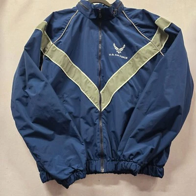 Genuine Issue USAF United States Air Force Vintage Track Training Jacket Medium. - Image 1 of 4