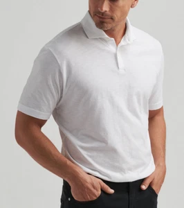 PETER MILLAR Crown Crafted Journeyman Polo Shirt 100%Pima Cotton White Sz L $150 - Picture 1 of 10