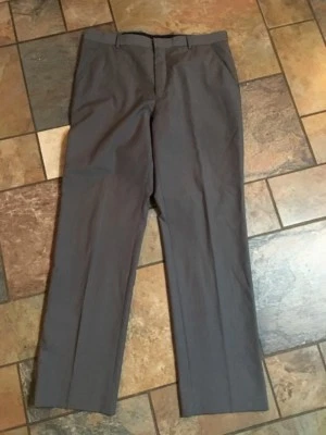 Mens INC London Gray Wool Blend Flat Front  Pants Sz 33 Inseam 32 Euc - Image 1 of 4