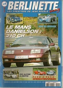 BERLINETTE MAG 9 A364 DINOSAURE ALPINE V6 TURBO LE MANS DANIESLON RENAULT SPIDER - Imagen 1 de 2
