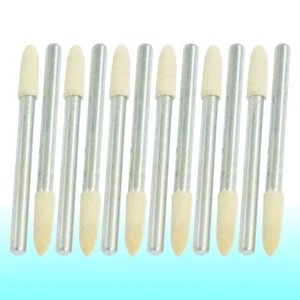 12 Pcs 3.5mm Conical Felts 3mm Shank for Power Drill Die Grinder - Imagen 1 de 1
