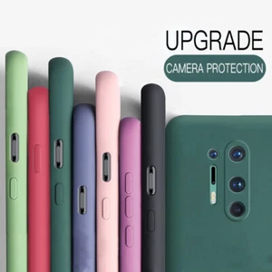 For OnePlus 10R 9R 8 11 Pro Liquid Silicone Soft Shockproof Matte Case Cover - Picture 1 of 22