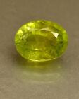 Natural Peridot Gemstone Top Green Certified Oval Cut 12.05 Ct Loose Gemstone