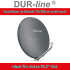 Sat Antenne Satelliten Schüssel Spiegel Aluminium DUR-line 75/80cm Anthrazit