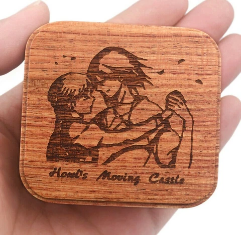 HOWLS MOVING CASTLE WALNUT MUSIC BOX : MERRY GO ROUND OF LIFE Cover