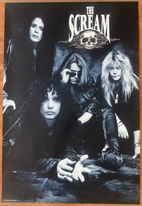 "Póster promocional The Scream: Let It Scream - John Corabi Motley Crue - 1991 - 36""x24""" - Imagen 1 de 6