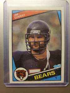 Jim Covert Rookie 1984 Topps #222 Chicago Bears HOF - Picture 1 of 2